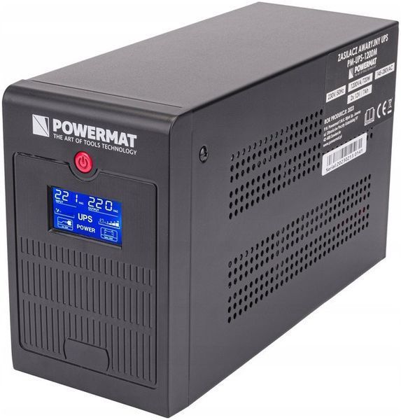 ДБЖ Powermat 1200ВА 720Вт (Польща) 1987181373 фото
