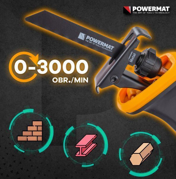Электролобзик Powermat 1800Вт (Польша) 2315062174 фото