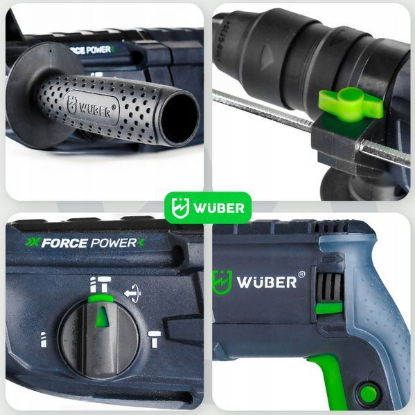Дриль ударний 2500 Вт Wuber (Польща) 2692726085 фото