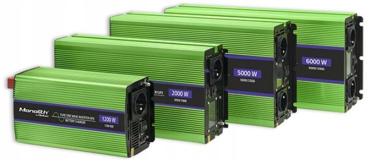 Инвертор 12 230 с чистой синусоидой 2000Вт/4000Вт Qoltec (Польша) 2440051038 фото