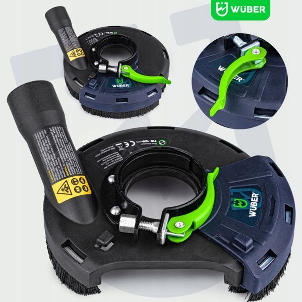 Пилозахисний кожух для КШМ 115-125мм + 2 диски Wuber (Польща) 2541805452 фото