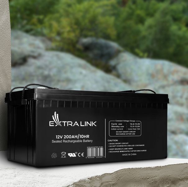 Акумулятор AGM 12В 200А&middot;год Extralink (Польща) 2268735282 фото
