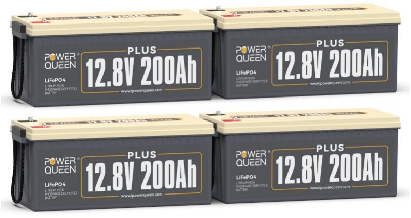 Аккумулятор LifePo4 200Ач Plus 12,8V 2560Wh BMS PowerQueen (Германия) 2292667923 фото