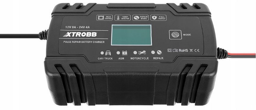 Зарядное устройство для автомобильного аккумулятора 12/24В XTrobb (Польша) 2000796845 фото