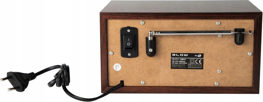 Радіоприймач ретро AM, FM Blow RA2 (Польща) 1765958508 фото