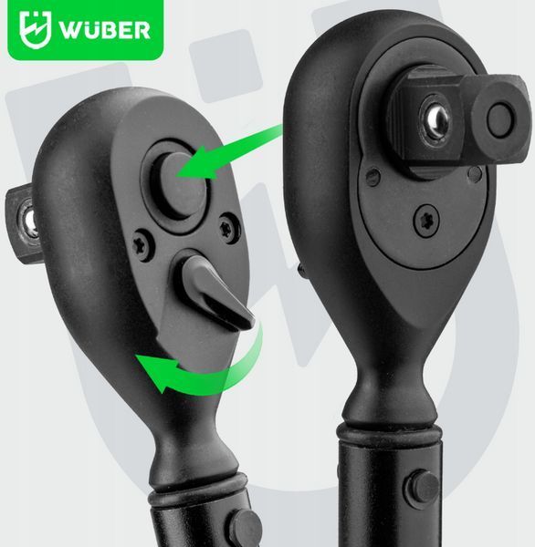 Динамометрический ключ 1/2" 10-60нм Wuber (Польша) 2380572028 фото