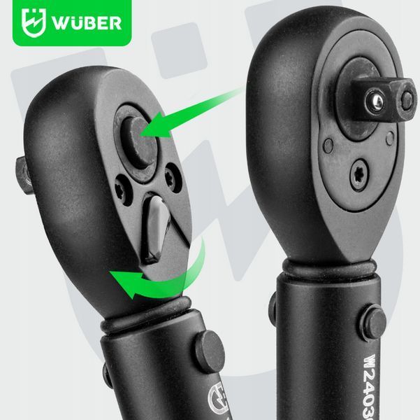 Динамометричний ключ 1/4" 1-25нм 250мм Wuber (Польща) 2381179431 фото