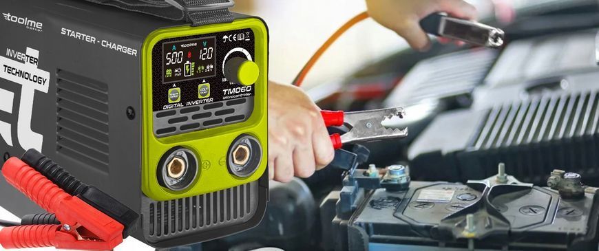 Инверторное пуско-зарядное устройство Toolme 500A 12/24В (Польша) 2762346370 фото