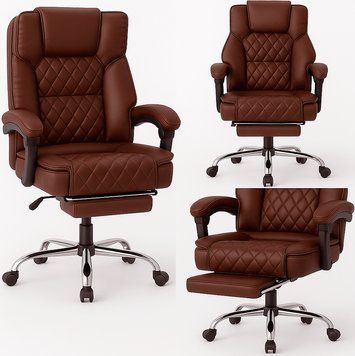 Крісло офісне Diego Comfort Pro коричневий 2765156196 фото