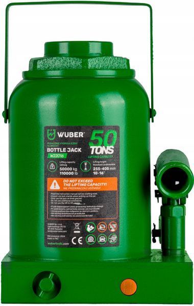 Домкрат гідравлічний 50т Wuber (Польща) 2316217618 фото