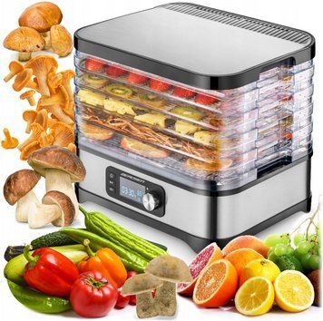 Дегидратор сушилка для овощей и фруктов Berdsen BD-690 400 W (Польша) 1664914639 фото