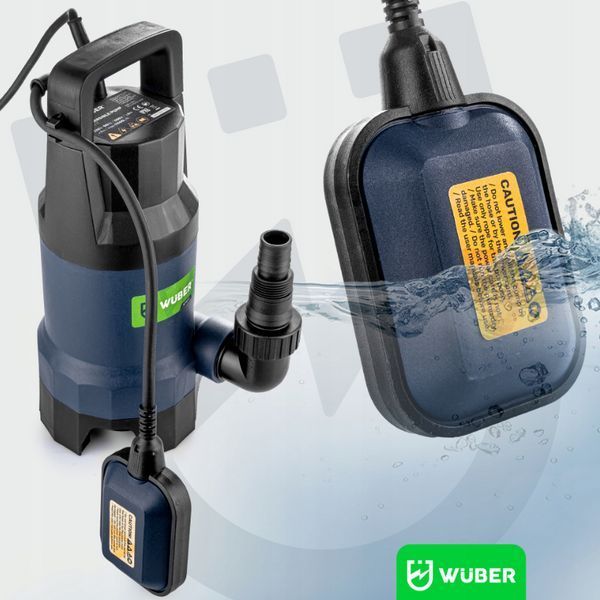 Дренажний насос для брудної та чистої води Wuber 550Вт 11500л/год (Польща) 2587961420 фото