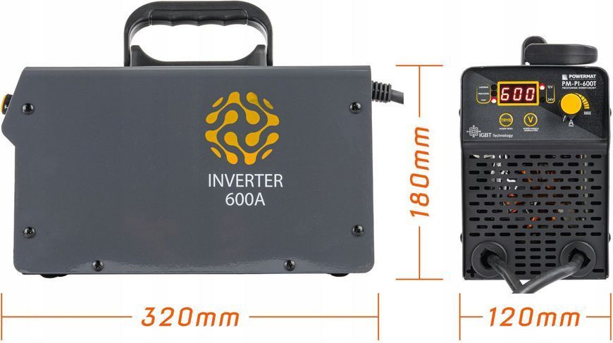 Инверторное пуско-зарядное устройство Powermat 600A 12/24В (Польша) 2290550022 фото